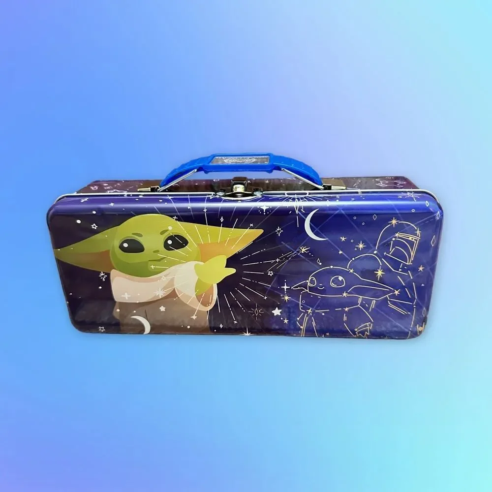 Star Wars The Mandalorian Grogu Tin Metal carrier box